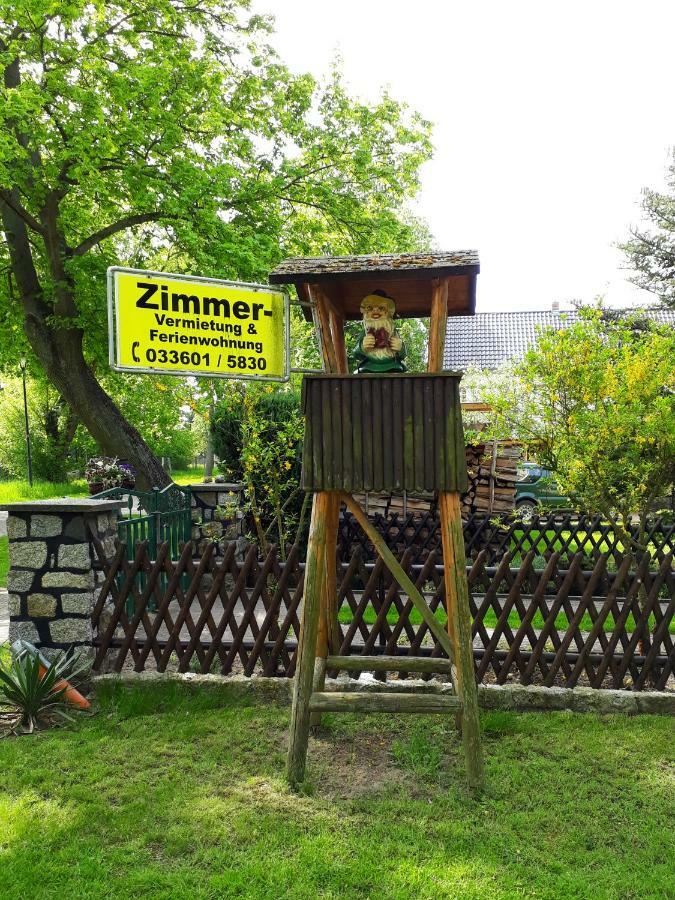 Pension Zum Weissen Hirsch Reitwein Exteriér fotografie